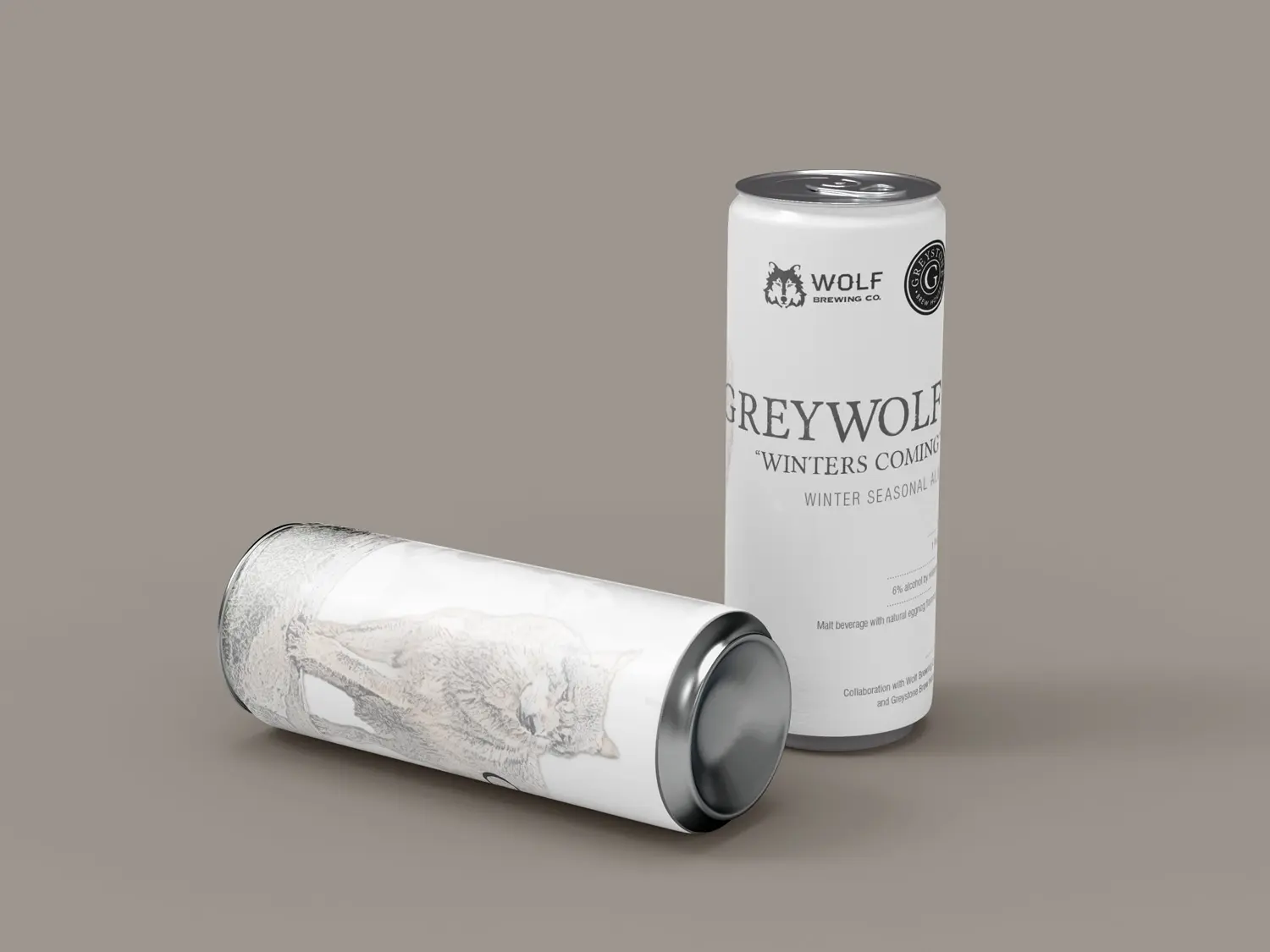 Greystone Greywolf "Winter's Coming" Multiple Cans